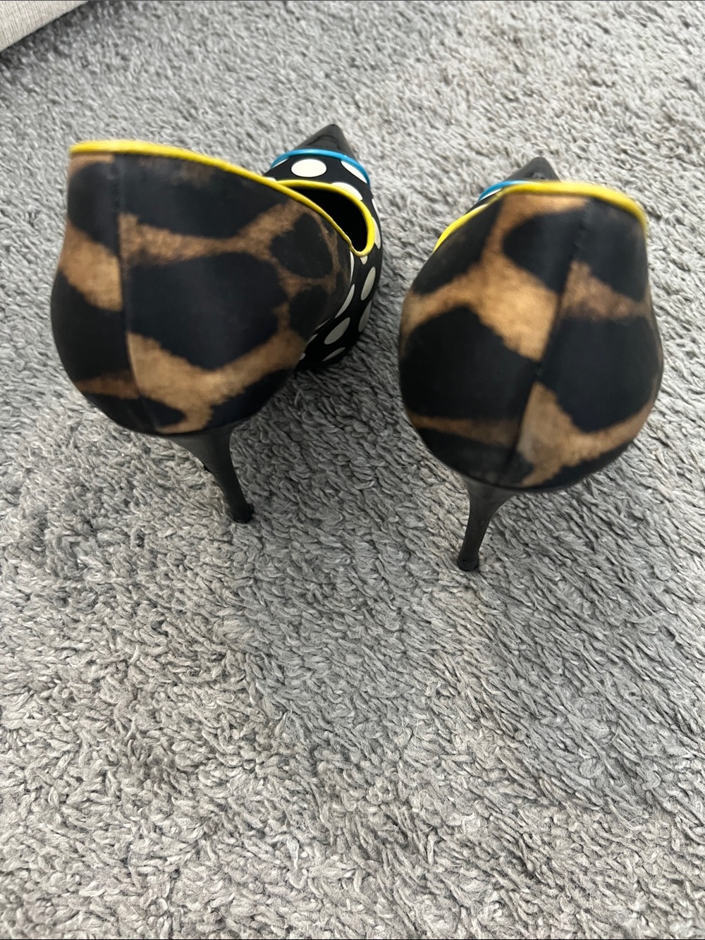 Giuseppe Zanotti Animal Print and Polka Dot - Picture 3 of 4